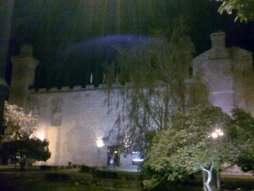 Parador de Olite de noche